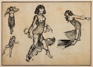 Salomè (tusch på papper)