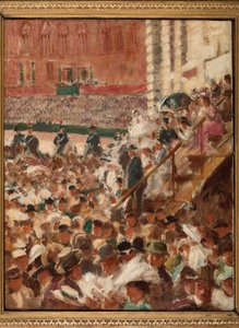 The Palio of Siena (olja på duk)