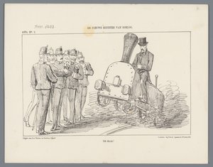 Rapport om Hans Majestät Kung Willem III:s besök i Rotterdam, från den 28-31 juli 1851, som tillkännagavs i Rotterdamsche Courant den 29 och 31 juli och 1 augusti 1851 (titel på föremålet) av Arrenberg and Van Reyn