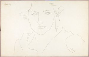 Huvud av Arshile Gorky