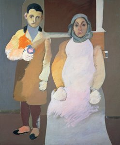 Konstnären och hans mor, ca 1926-1936, av Arshile Gorky (1904-1948), olja på duk