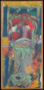 Utan titel, ca 1946 (olja på duk) av Arshile Gorky