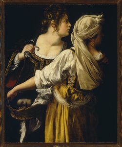 Judith och huvudet av Holofernes, ca 1615 (olja på duk) av Artemisia Gentileschi