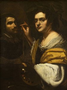 Självporträtt, 1637. av Artemisia Gentileschi