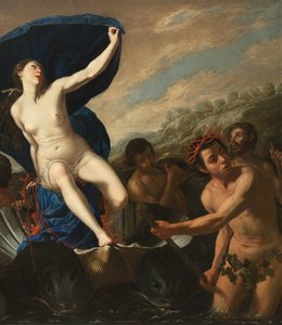 The Triumph of Galatea (olja på duk) av Artemisia and associate Gentileschi