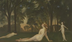 Sommarens korridor, ca 1910 (olja på duk) av Arthur Bowen Davies