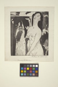 Doorway To Illusion (etsning och akvatint) av Arthur Bowen Davies
