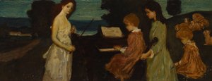 Musik på fälten av Arthur Bowen Davies