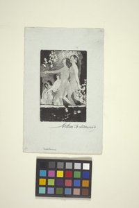 Nocturne (etsning) av Arthur Bowen Davies