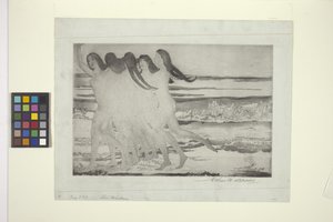 Sea Maidens (etsning och akvatint) av Arthur Bowen Davies