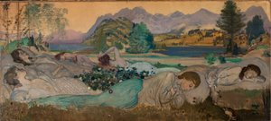 Sömnen ligger perfekt i dem, 1908