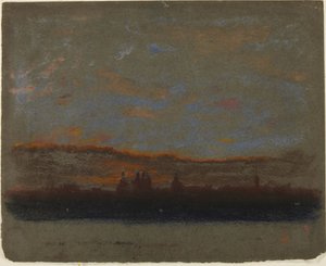 Solnedgång av Arthur Bowen Davies
