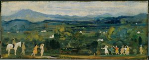 The Birth of the Green  av Arthur Bowen Davies