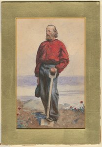 Giuseppe Garibaldi Island på Capri Island, 1860
