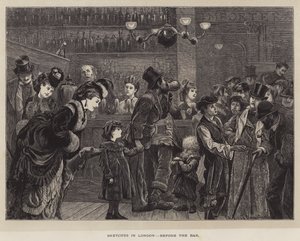 Skisser i London, före baren