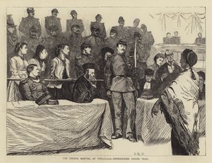 Krigsdomstolen i Versailles, Petroleuses under rättegång