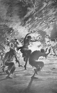 Haitisk voodoo ritual