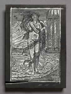 The Story of Cupid and Psyche - Venus, efter Edward Coley Burne-Jones (graverat träblock) av Arthur Burgess