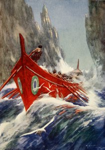Jason and the Argonauts, ca 1925 (lito i färg)