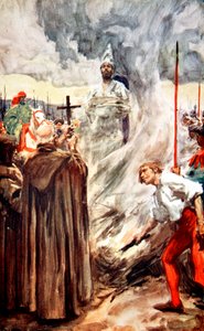 Brännandet av John Huss, 6 juli 1415 1913.
