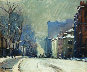 Beacon Street på vintern