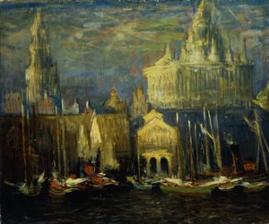 New York Waterfront av Arthur Clifton Goodwin