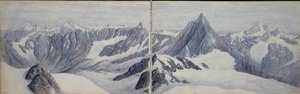 Utsikt från Breithorn av Arthur Cust