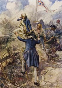 Nelson tappar ett öga på Calvi av Arthur David McCormick