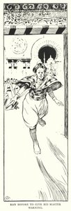 Sprang innan för att ge sin mästare varning (gravyr) av Arthur David McCormick