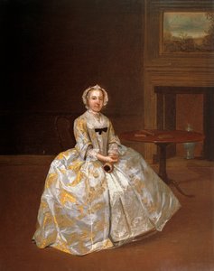 Porträtt av fröken Elizabeth Hemyng, ca 1738-42