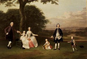 Familjen Till, ca 1750-51 av Arthur Devis