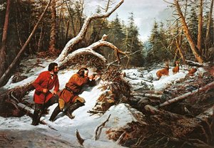 Första snön av Arthur Fitzwilliam (after) Tait