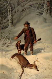 Kapten Parker, fortfarande på jakt i snön, 1881