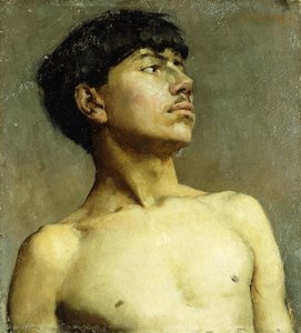 Porträtt av Xavier Martinez av Arthur Frank Mathews