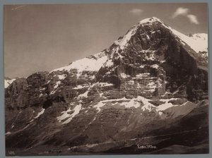 Utsikt över Eiger i Bernalperna Panorama av Jungfraukette (serietitel)