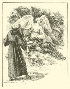Sir Guyon, ridderlighetens mästare (gravyr) av Arthur George Walker