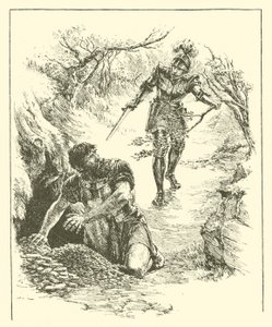Sir Guyon, Plutos rike (gravyr) av Arthur George Walker