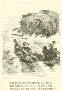 Sir Guyon, The Rock of Proach (gravyr) av Arthur George Walker