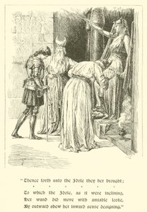 The Adventures of Sir Artegall, Radigund And Britomart (gravyr)