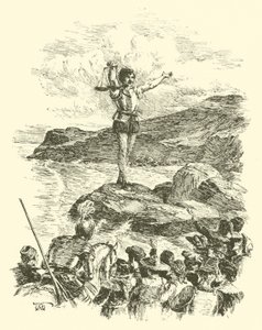 Sir Artegalls äventyr, jätten med vågen (gravyr)