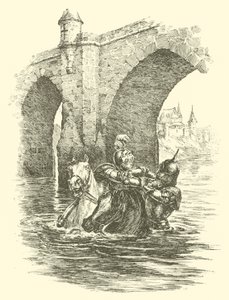 Sir Artegalls äventyr, Saracensbron (gravyr) av Arthur George Walker