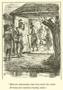 The Legend of Britomart, The House of Care (gravyr) av Arthur George Walker