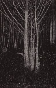 Midnatt var cum (litho) av Arthur George Watts