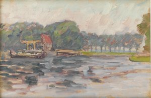Vy över sjön, ca 1910
