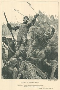 Illustration för kung Richard III av Arthur Hopkins