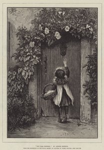 Inte tillräckligt hög! Från utställningen av Royal Society of Painters in Water Colours av Arthur Hopkins