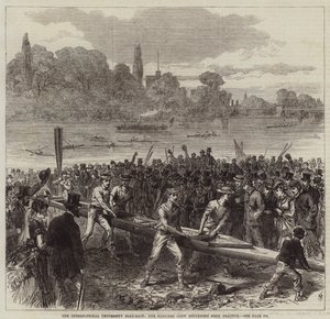 International University Boat-Race, Harvard-besättningen återvänder från praktiken av Arthur Hopkins