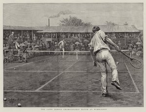 Lawn Tennis Championship Match i Wimbledon av Arthur Hopkins