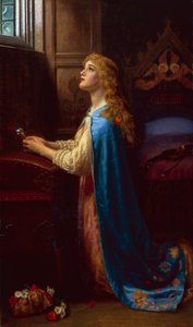 "Forget me Not" (olja på duk) av Arthur Hughes