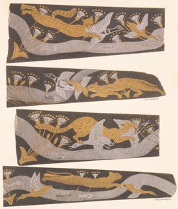 Brons-, guld- och silverdolkar, från 1921 (ritning)